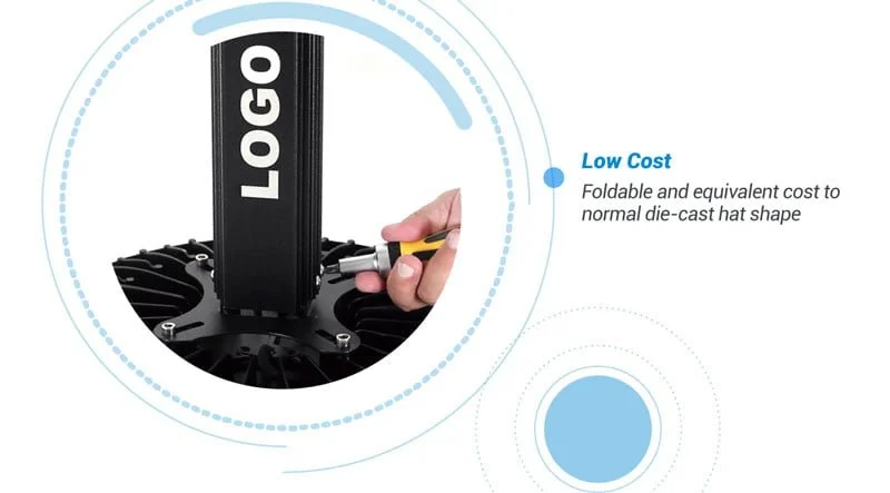 HB-CPUFO-Productdetail-3-foldble-driver-housing-highbay-ufo-high-bay-meanwell-driver-1